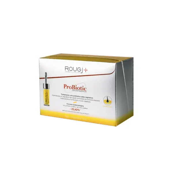 Rougj+ Tratamento Intensivo Probiótico para Equilíbrio Seborreico - 8 Ampolas