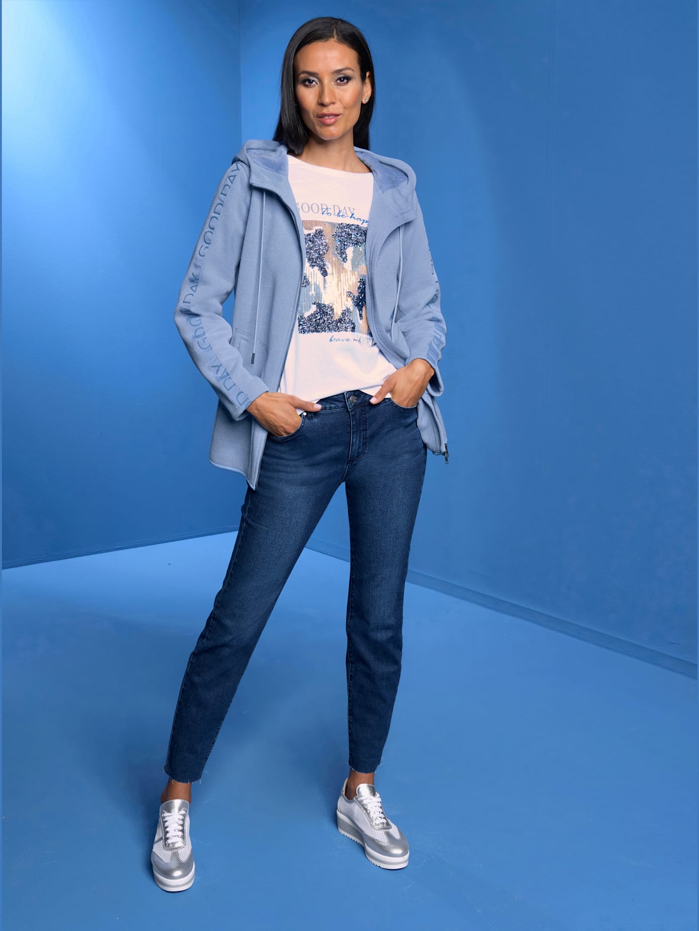 Blazer en tricot maille bien-être très douce