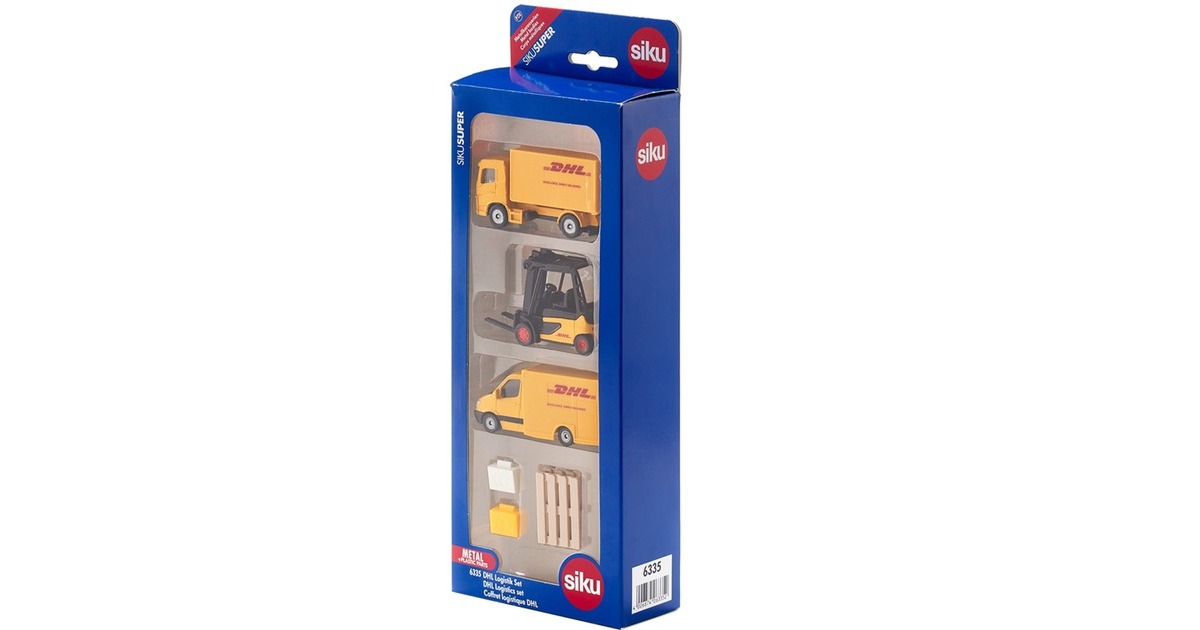 SIKUSuper - DHL Logistiek set Modelvoertuig