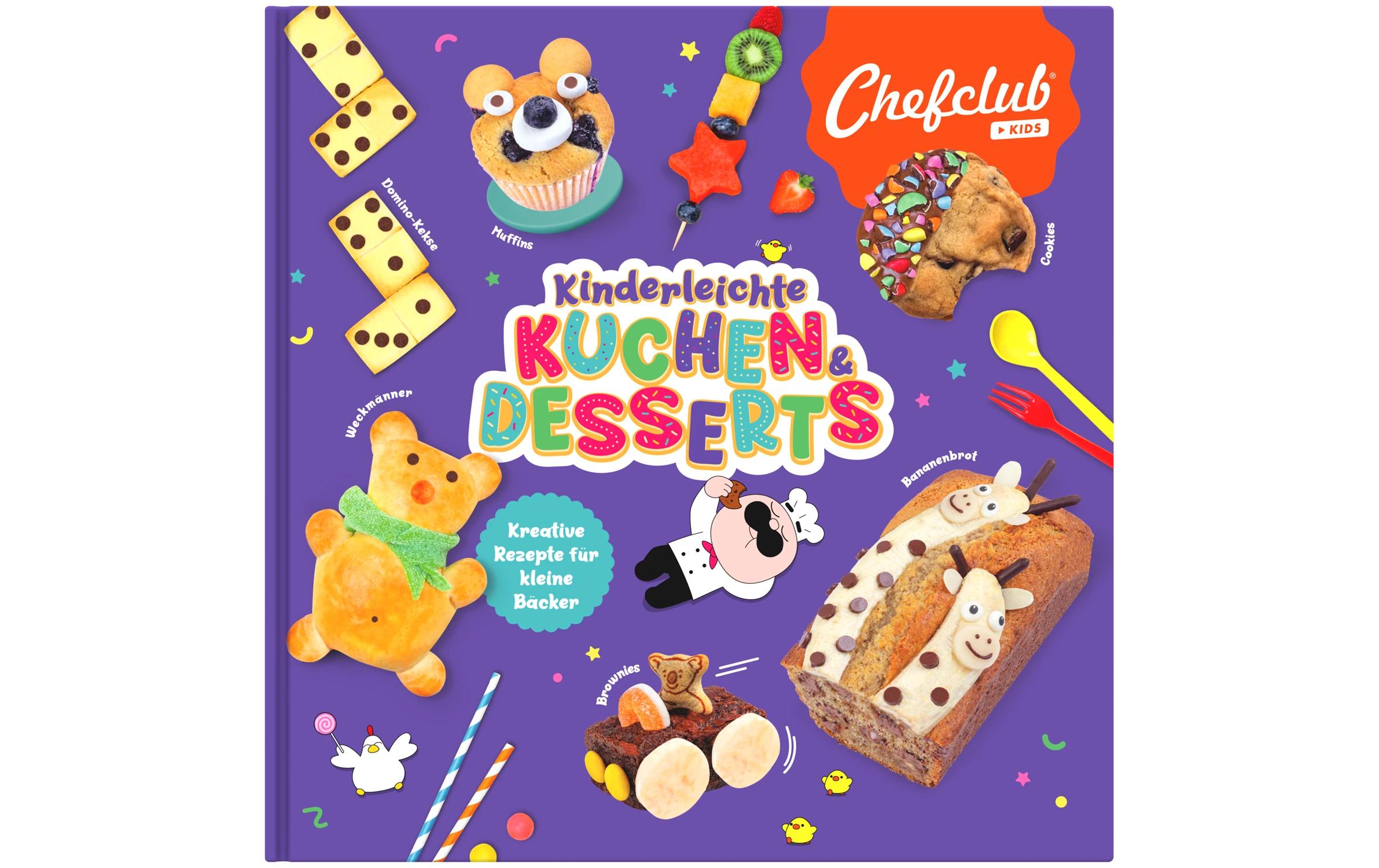 Rezeptbuch Kuchen & Desserts 6er Set, MehrfarbigMessbecher-Set mit Rezeptbuch
