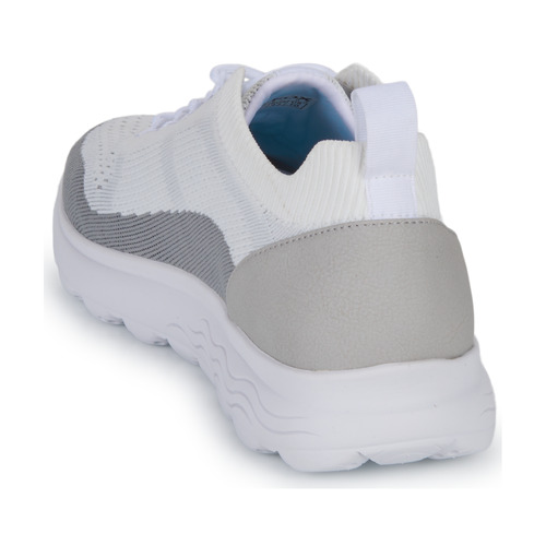 Geox - U SPHERICA - Blanc / Gris / Argenté