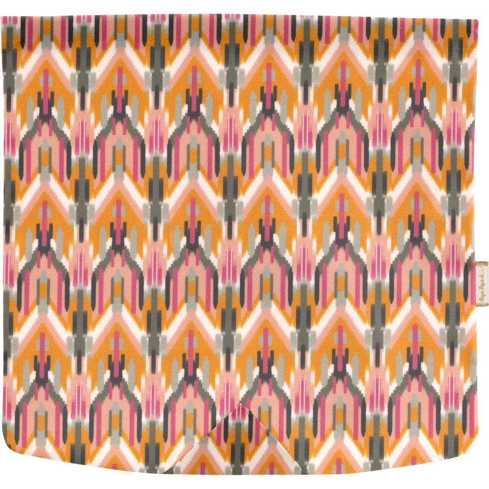 Rabat Besace Carré Grand Ikat Ocre