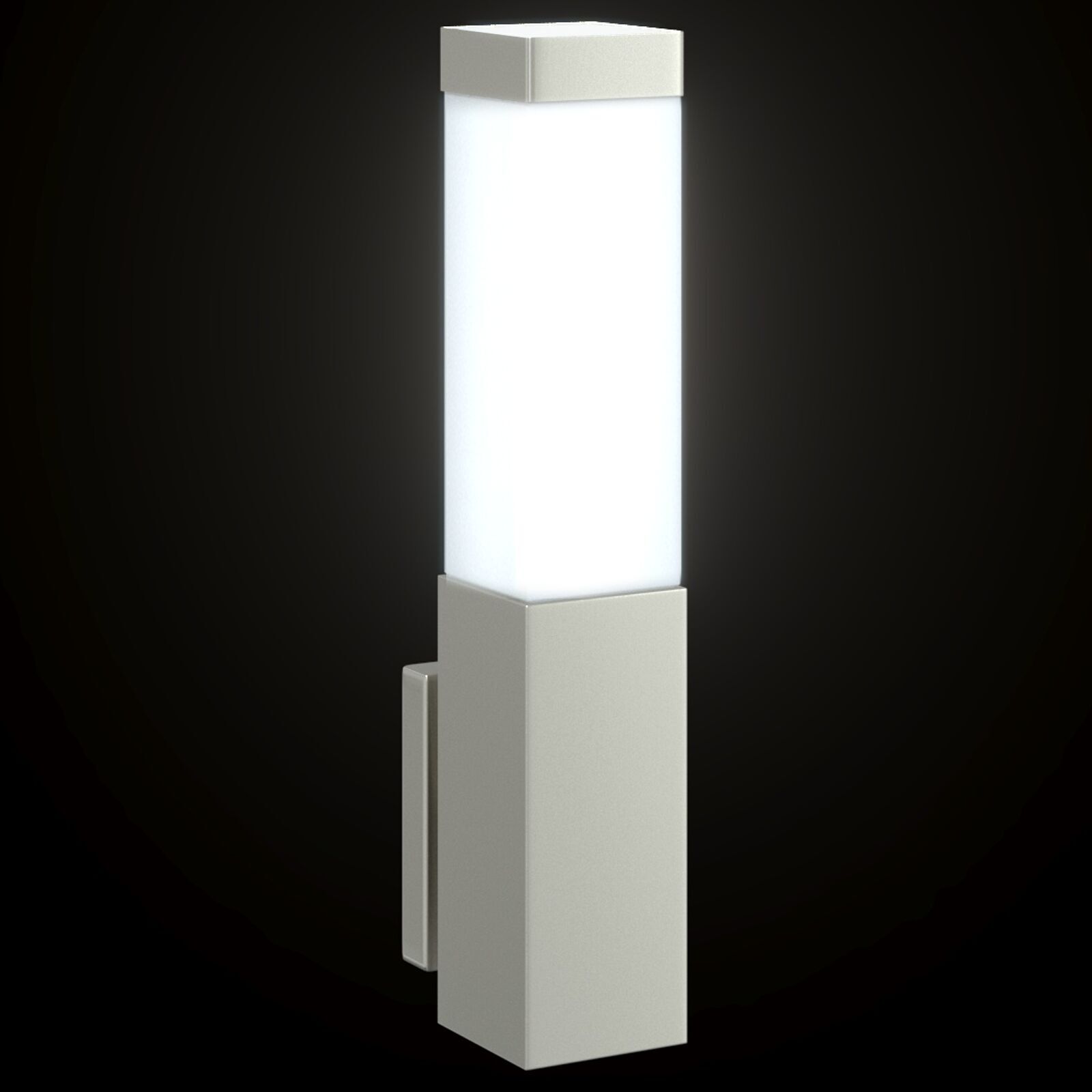 vidaXL Buitenwandlamp Zilver 10,5 x 6 x 35 cm Roestvrij staal