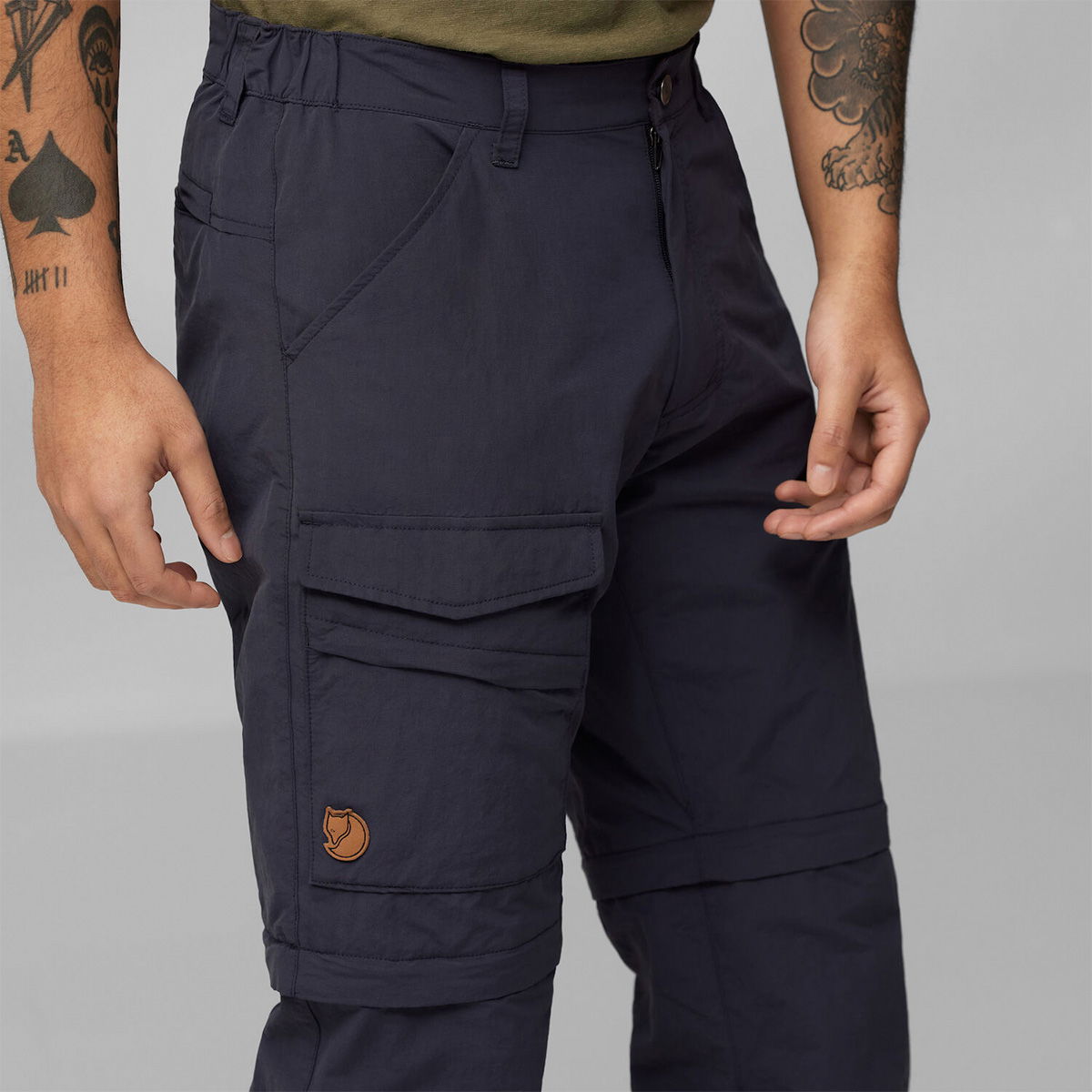Fjällräven Travellers MT Zip-Off Bukser, herre (Dark Navy) - Spejder Sport