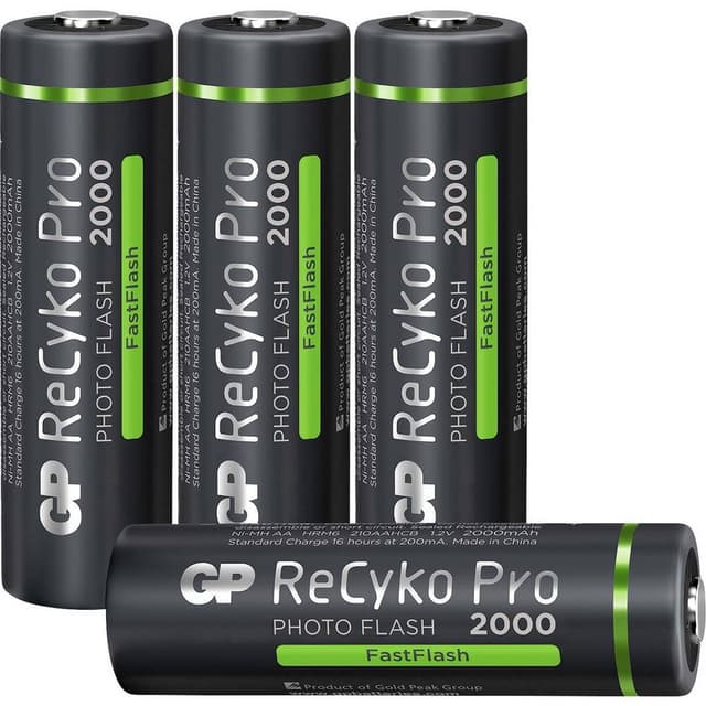 Genopladeligt AA-batteri NiMH 4 stk GP Batteries