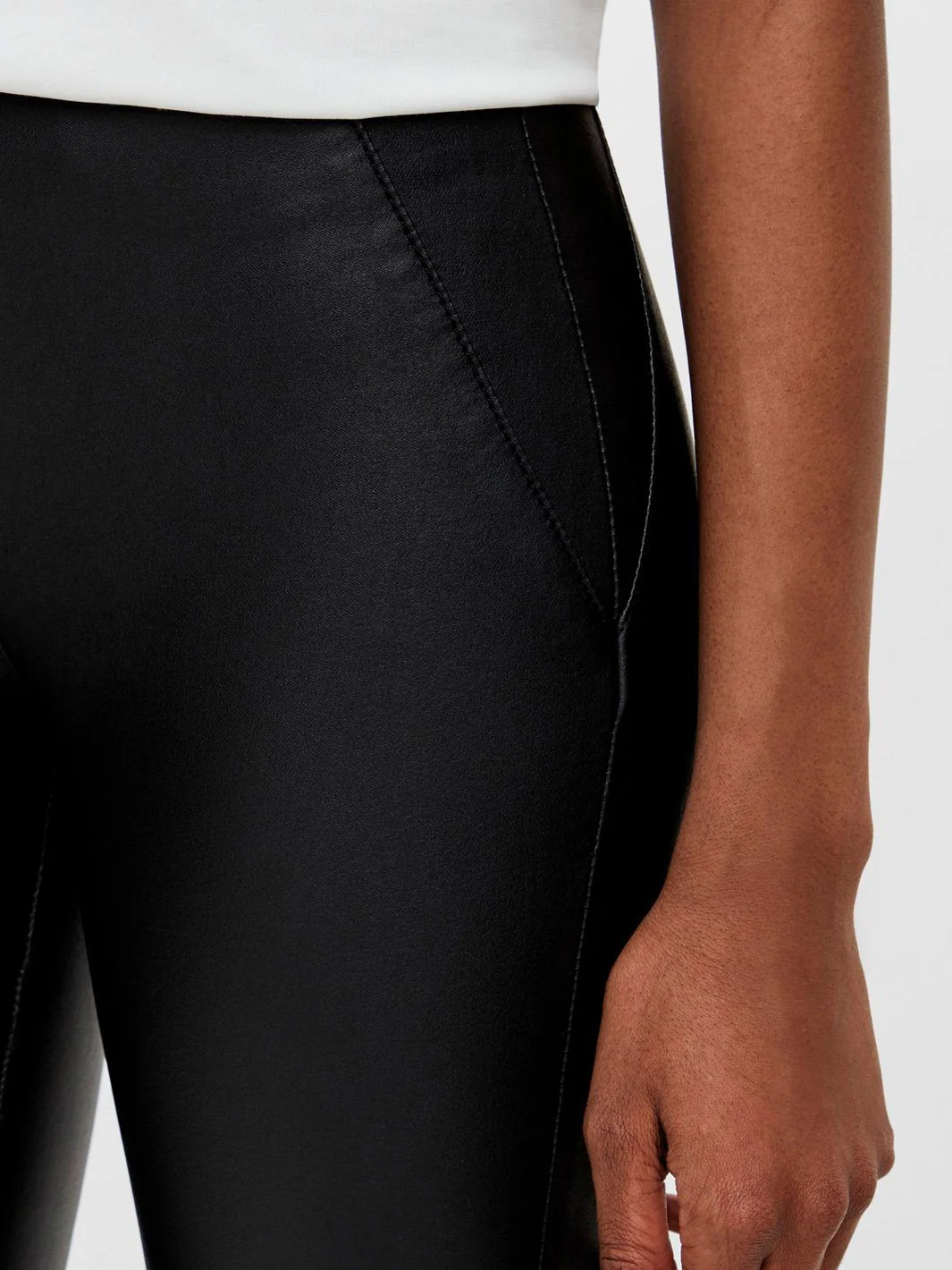 Object ObjBelle Mw Coated Leggings black