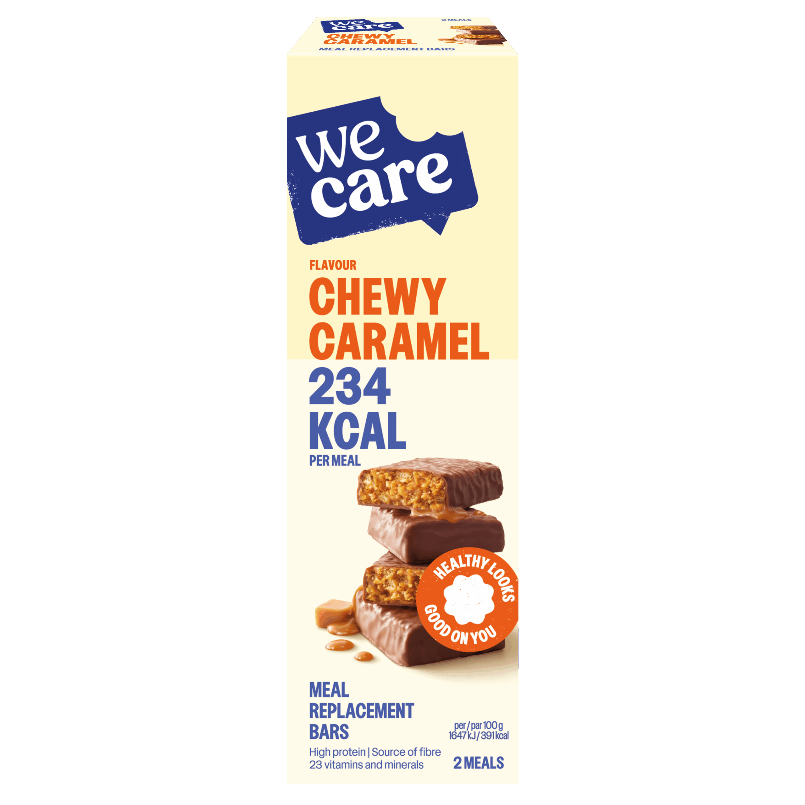 WeCare Bars chewy caramel (116 gr)