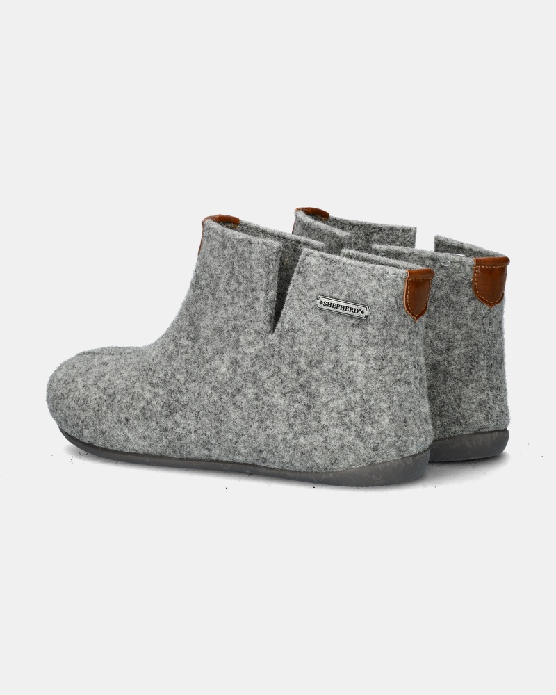 Shepherd Ester Pantoffels  - grijs