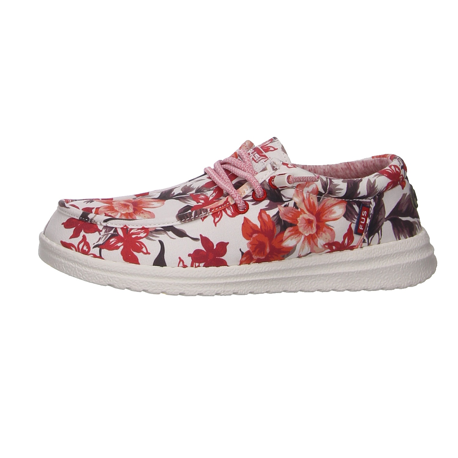 Fusion Sneaker weiß geblümt weiss/weiss kombi