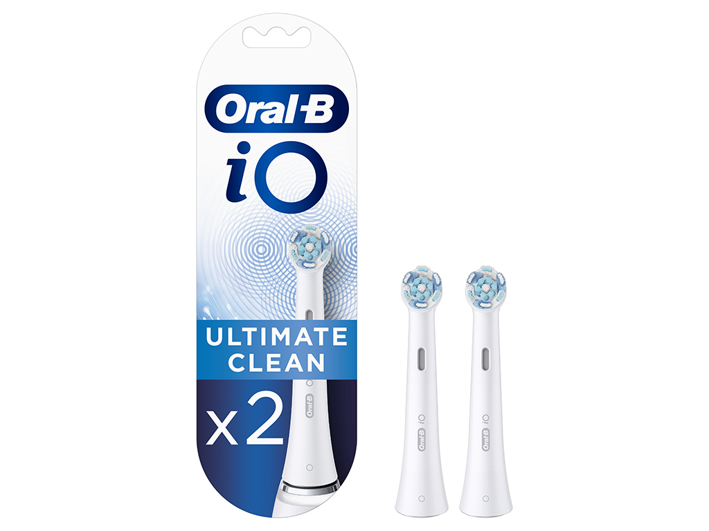 RECARGA ESCOVA ELÉTRICA ORAL-B IO ULTIMATE CLEAN BRANCO 2 UNIDADES