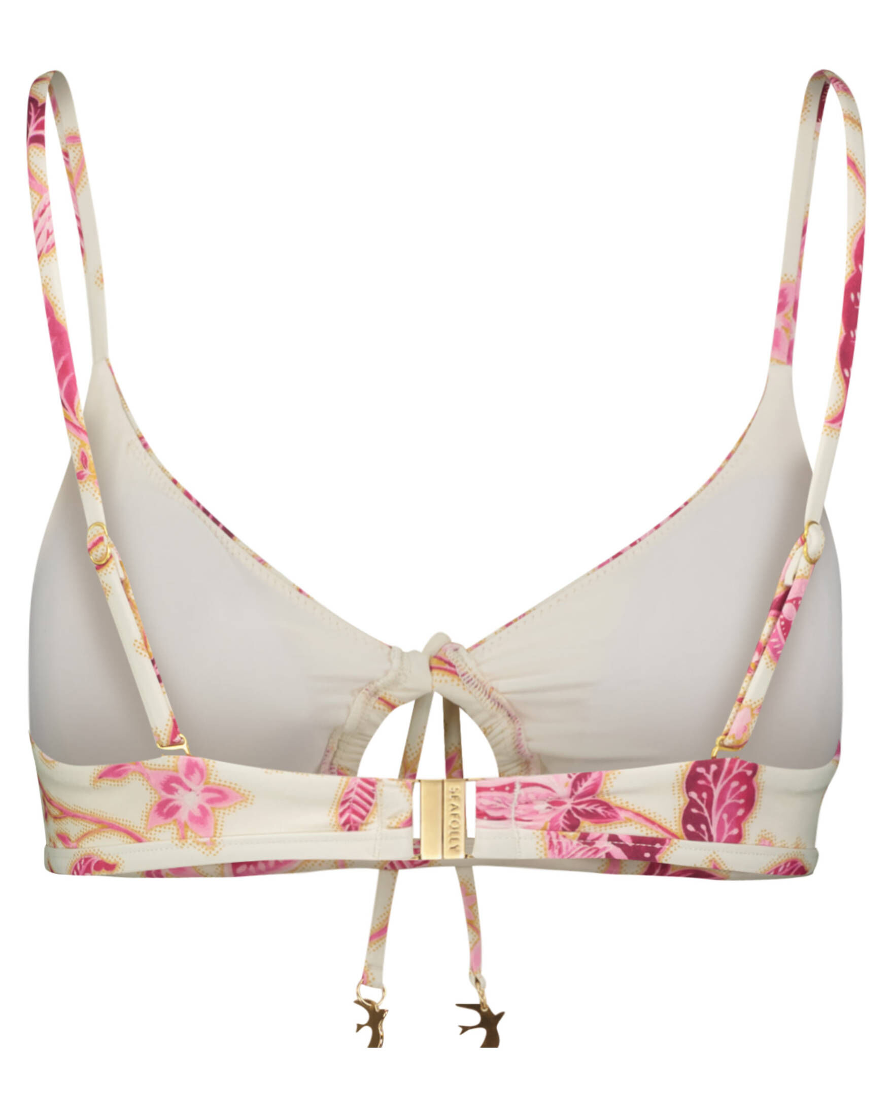 Seafolly| Damen Bikini Oberteil SILKROAD DRAWSTRING KEYHOLE BRALETTE