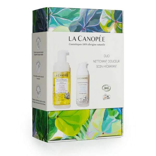La canopée Coffret Duo Nettoyant Douceur et Soin hydratant 1 coffret / 2 produits
