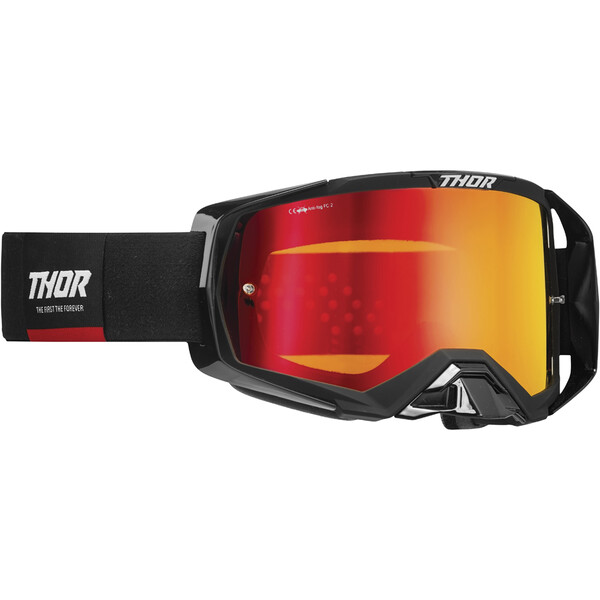 Thor Motocross - Masque Activate - Ecran iridium Noir / Rouge