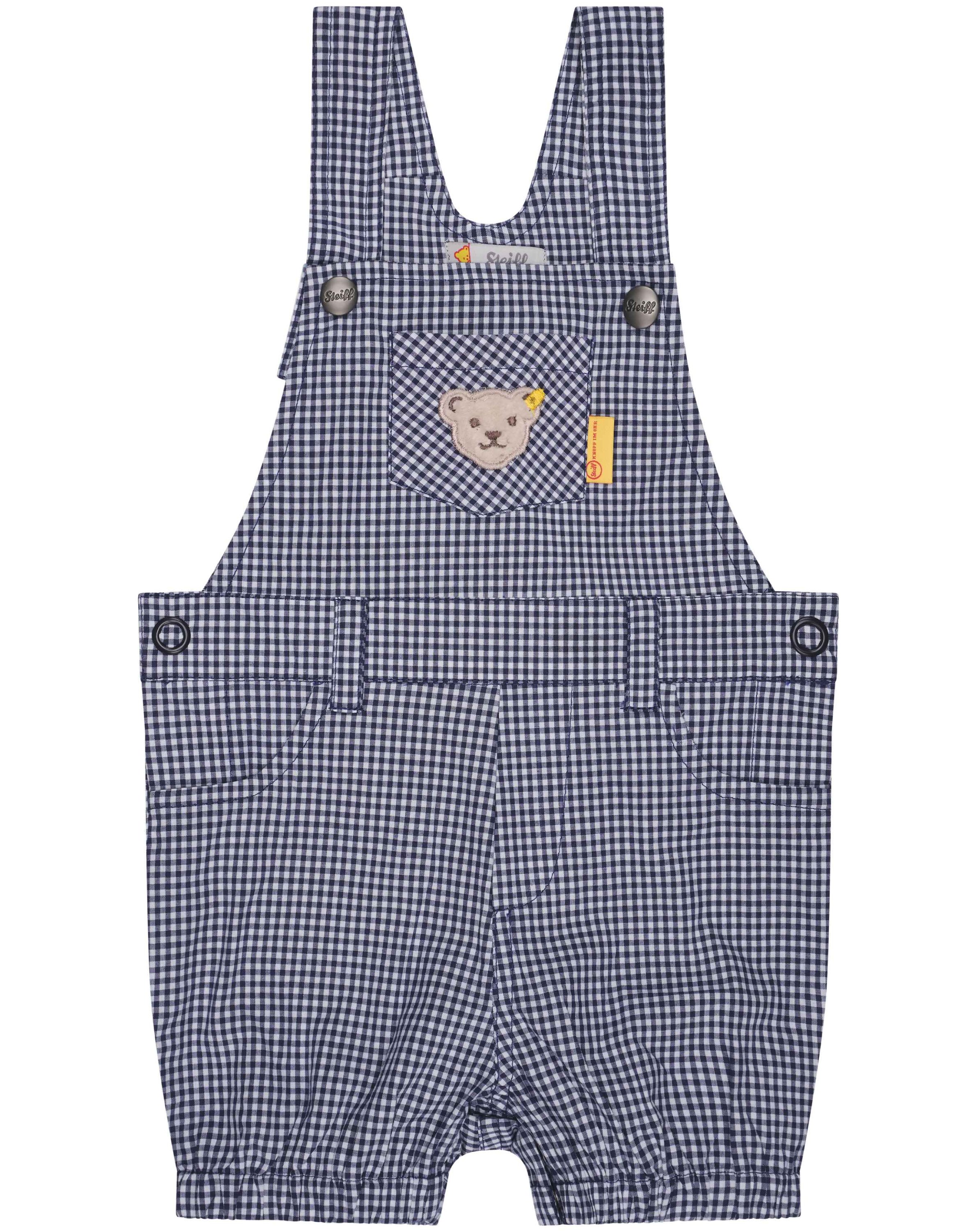 Latzhose ELIAN kariert in steiff navy