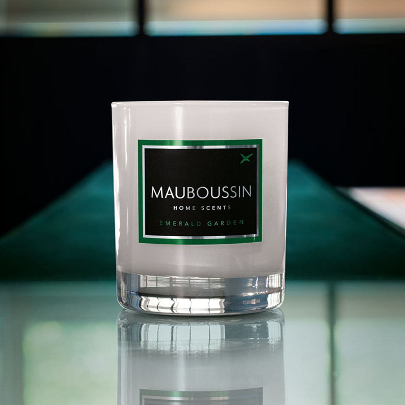 Mauboussin Bougie Parfumée Jardin d'Emeraude - 1 mèche 50h
