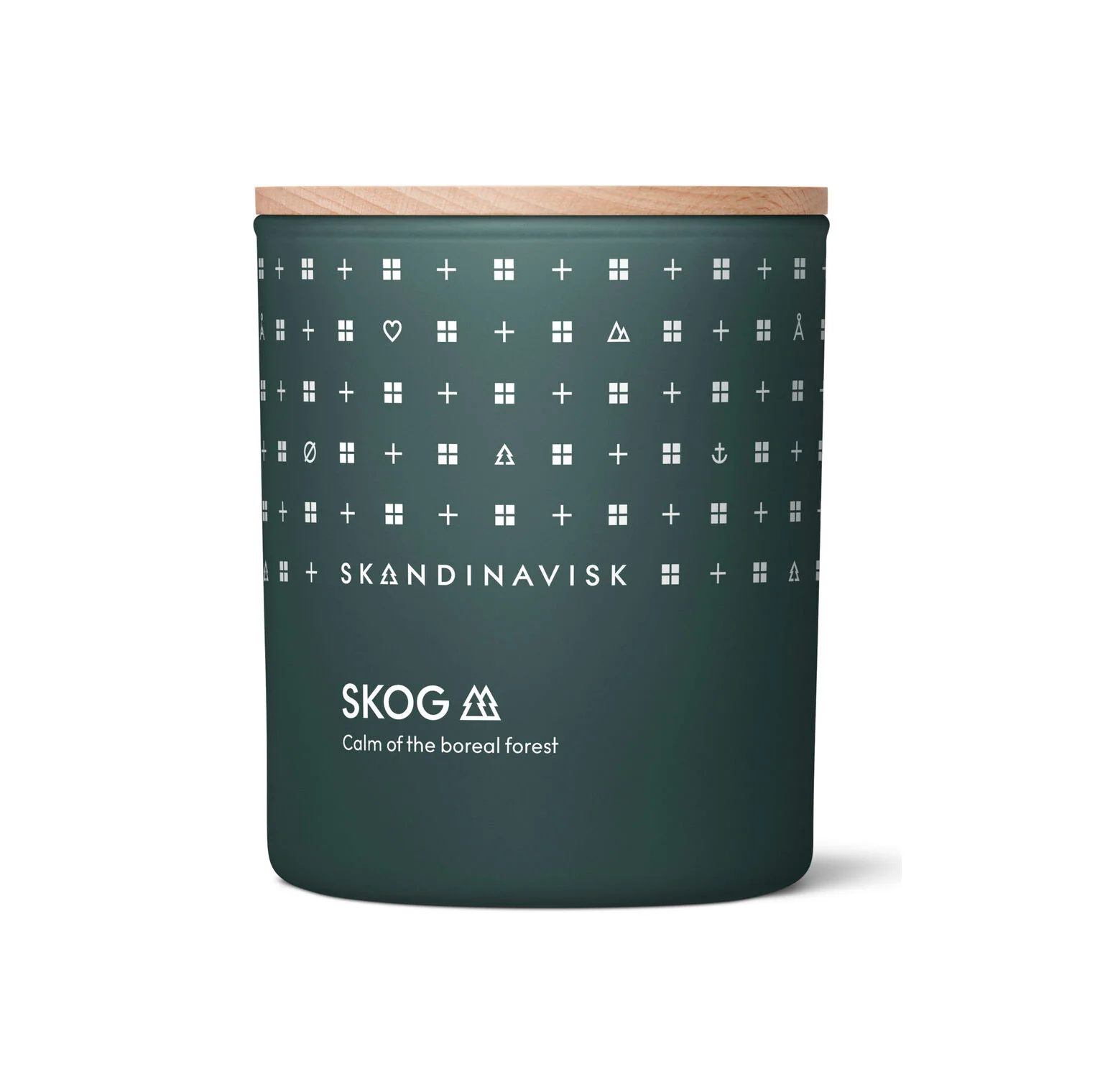 Skandinavisk  Skog duftlys, 200g. - Forest green