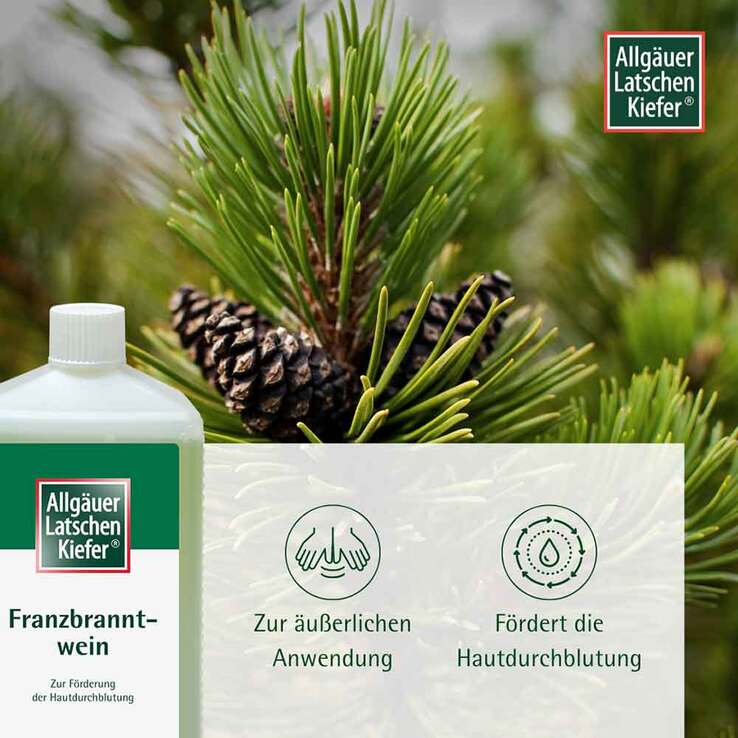 Allgäuer Latschenkiefer Franzbranntwein, 500 ml