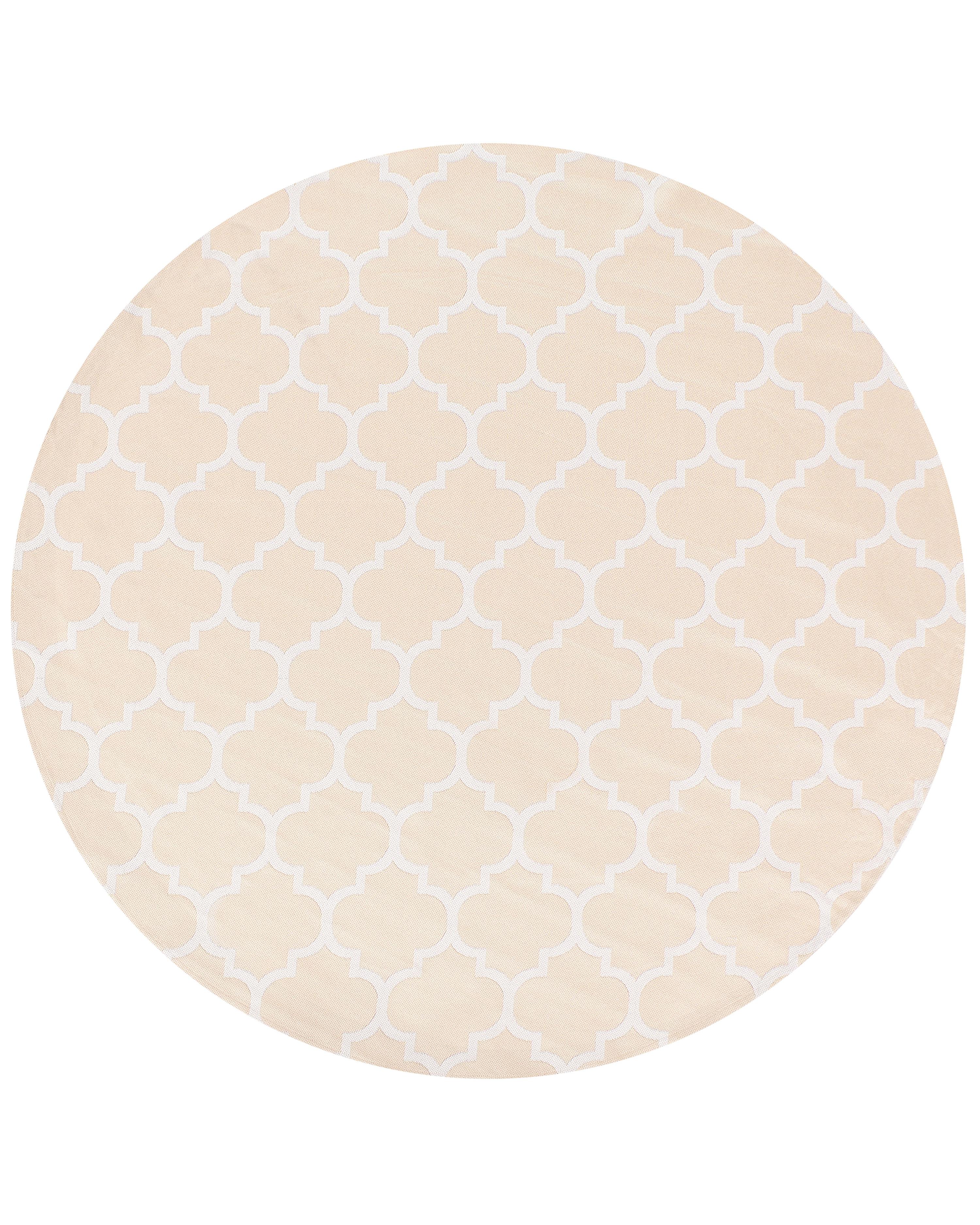 Tuintapijt MOSORE Beige ø 160 cm