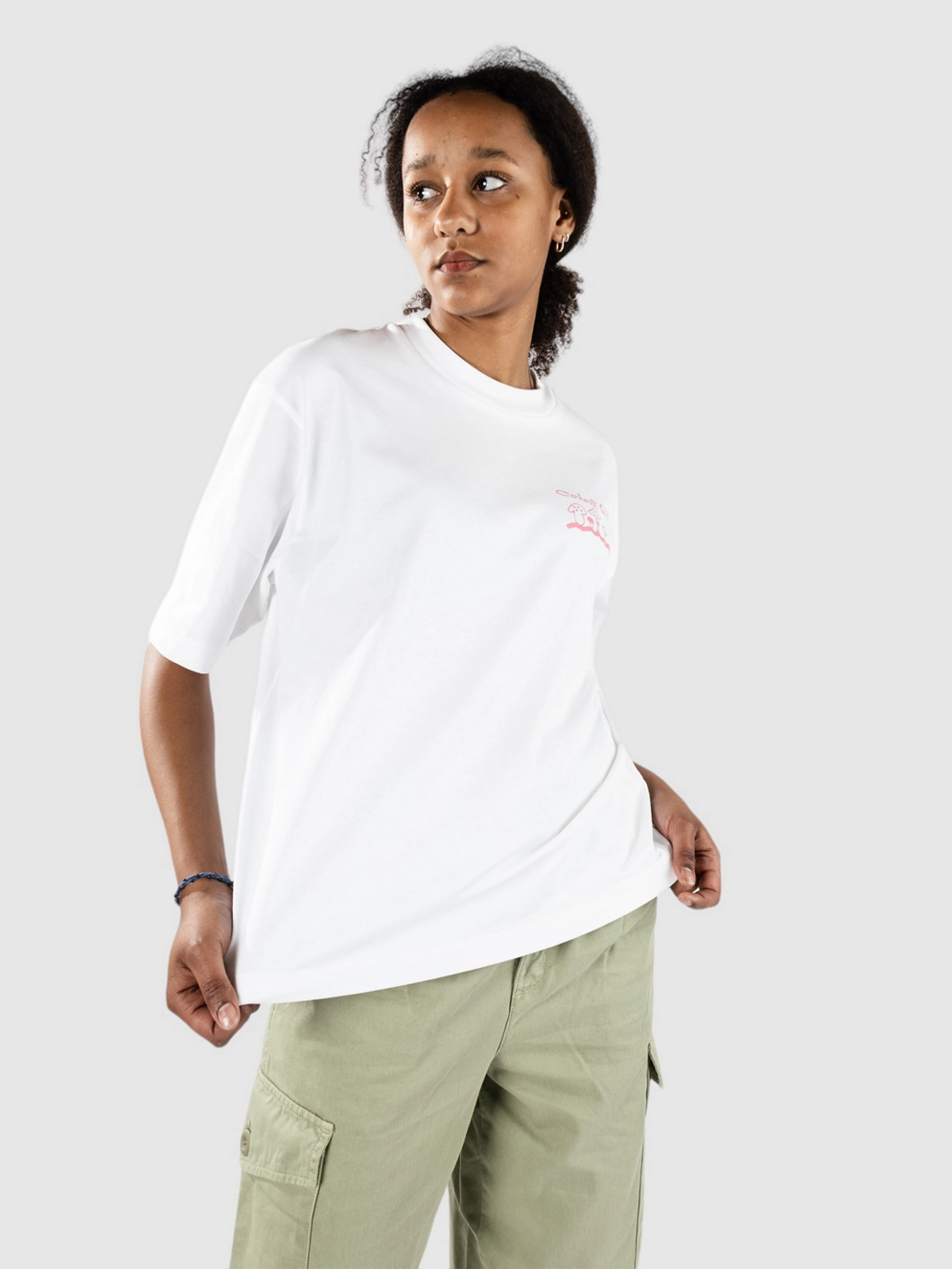 Carhartt WIP Kainosho T-Shirt white/charm pink