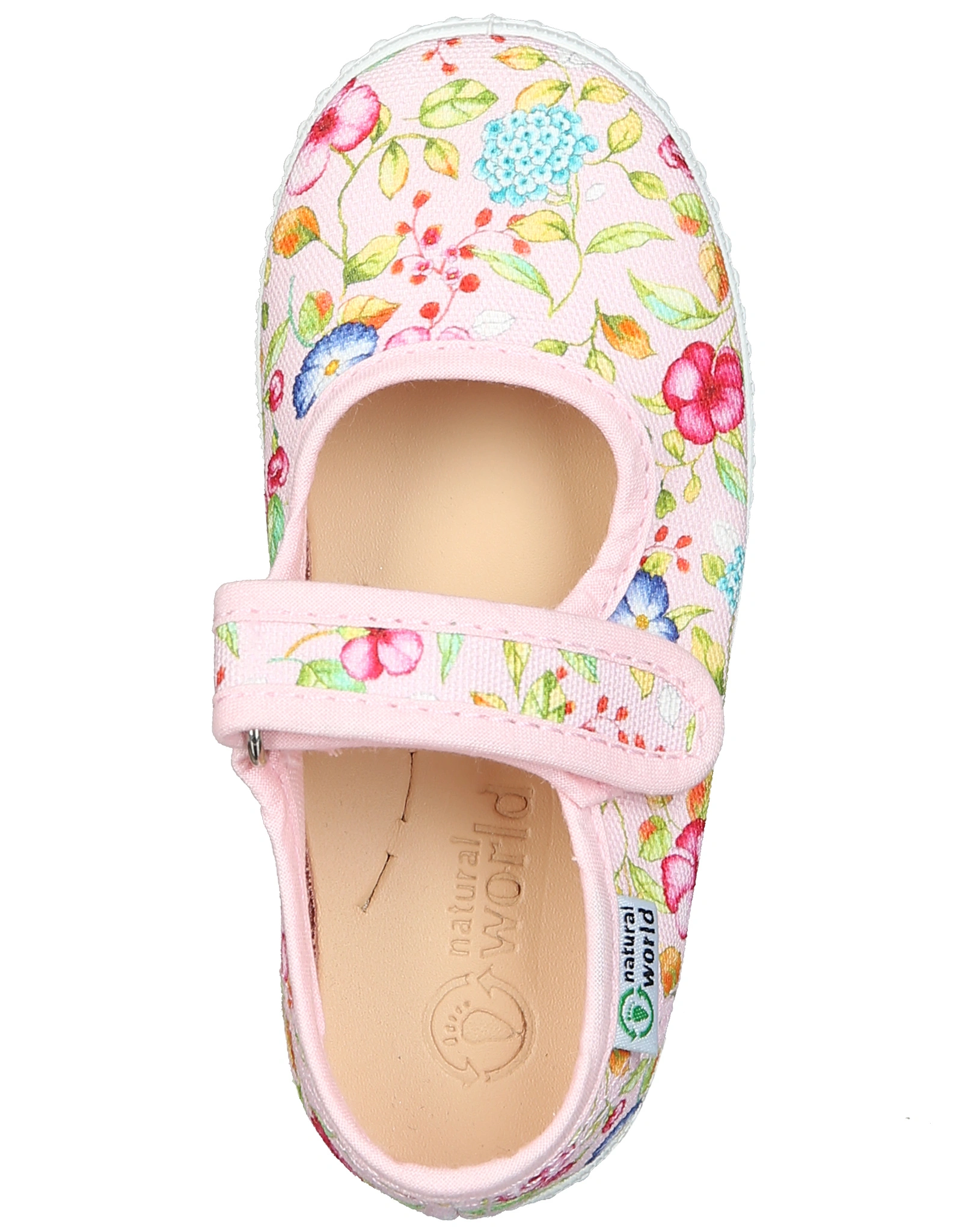 Canvas-Spangenschuhe FLOR MULTI in rosa