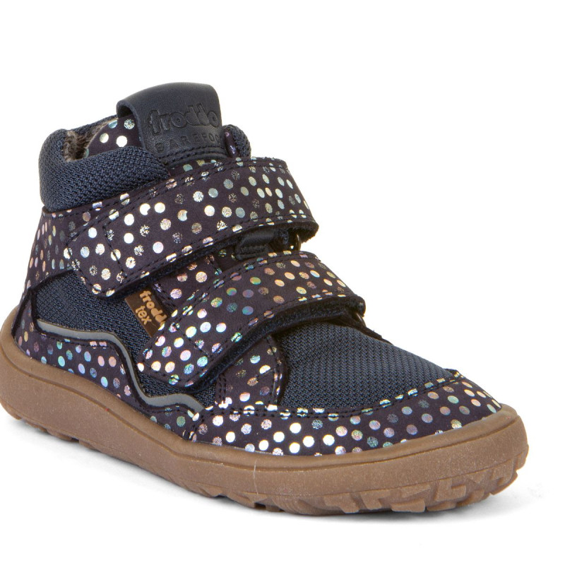 Froddo Froddo Barefoot Tex Autumn Marine à pois brillant