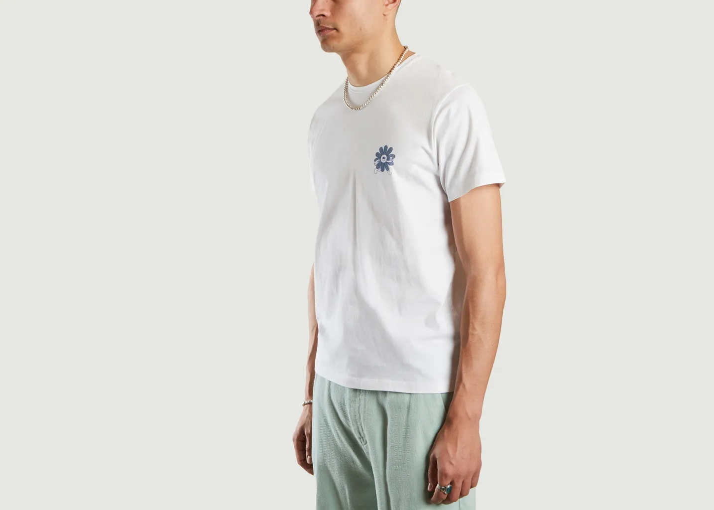T-shirt en coton bio imprimé fantaisie Nerio Cuisse de Grenouille