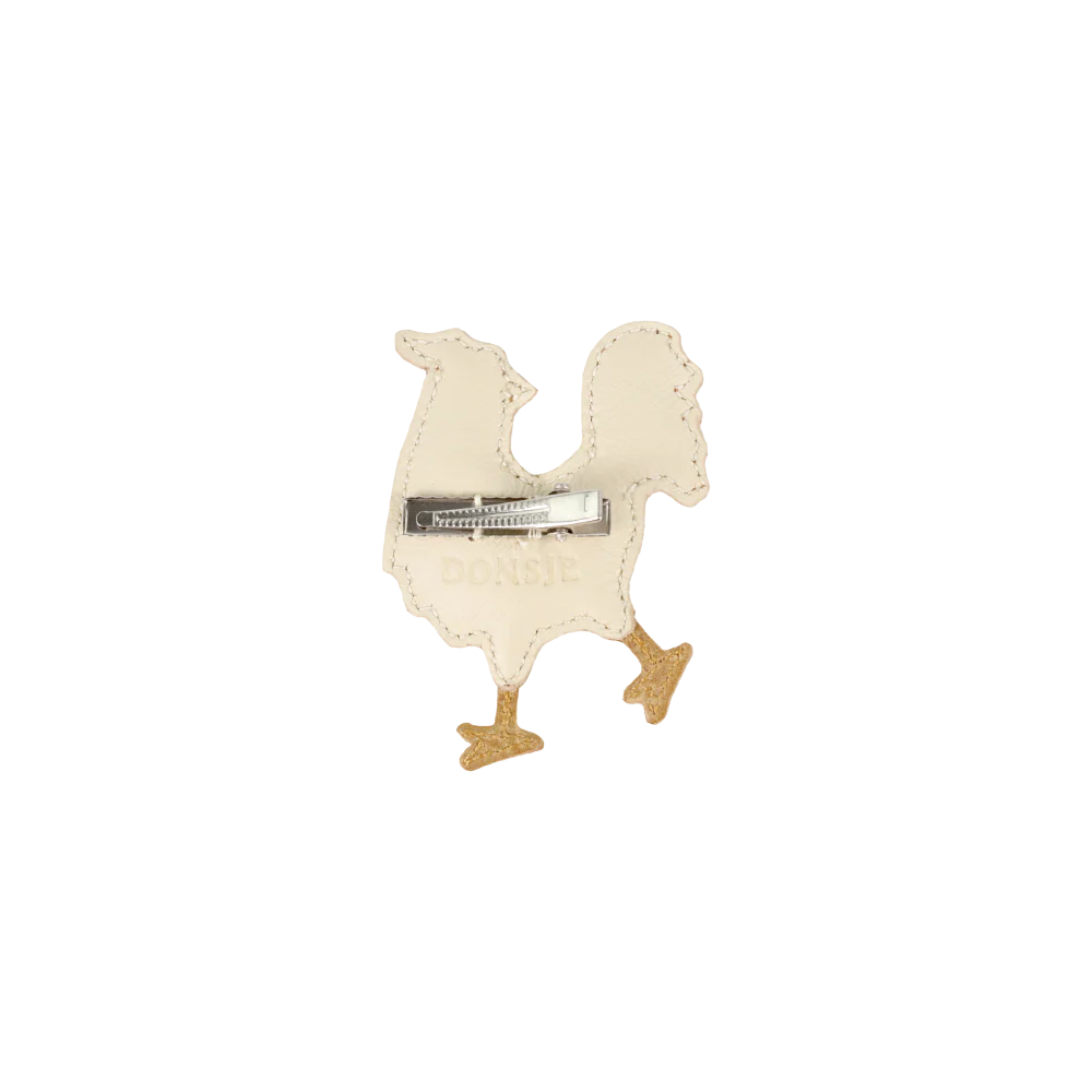 Chiem Clip | Rooster | Cream Leather