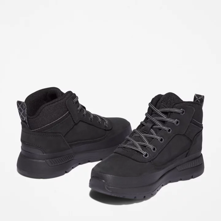 Chukka Field Trekker para jovens na cor preta