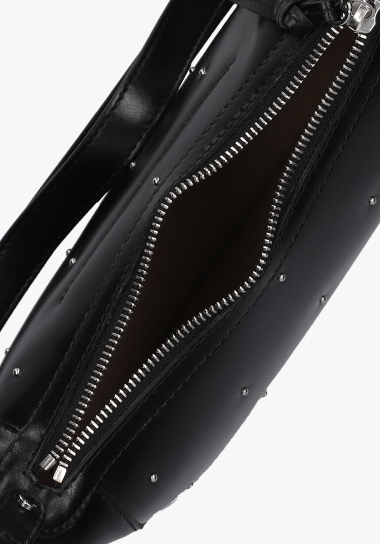 zwarte isabel marant schoudertas oskan moon shoulder bag