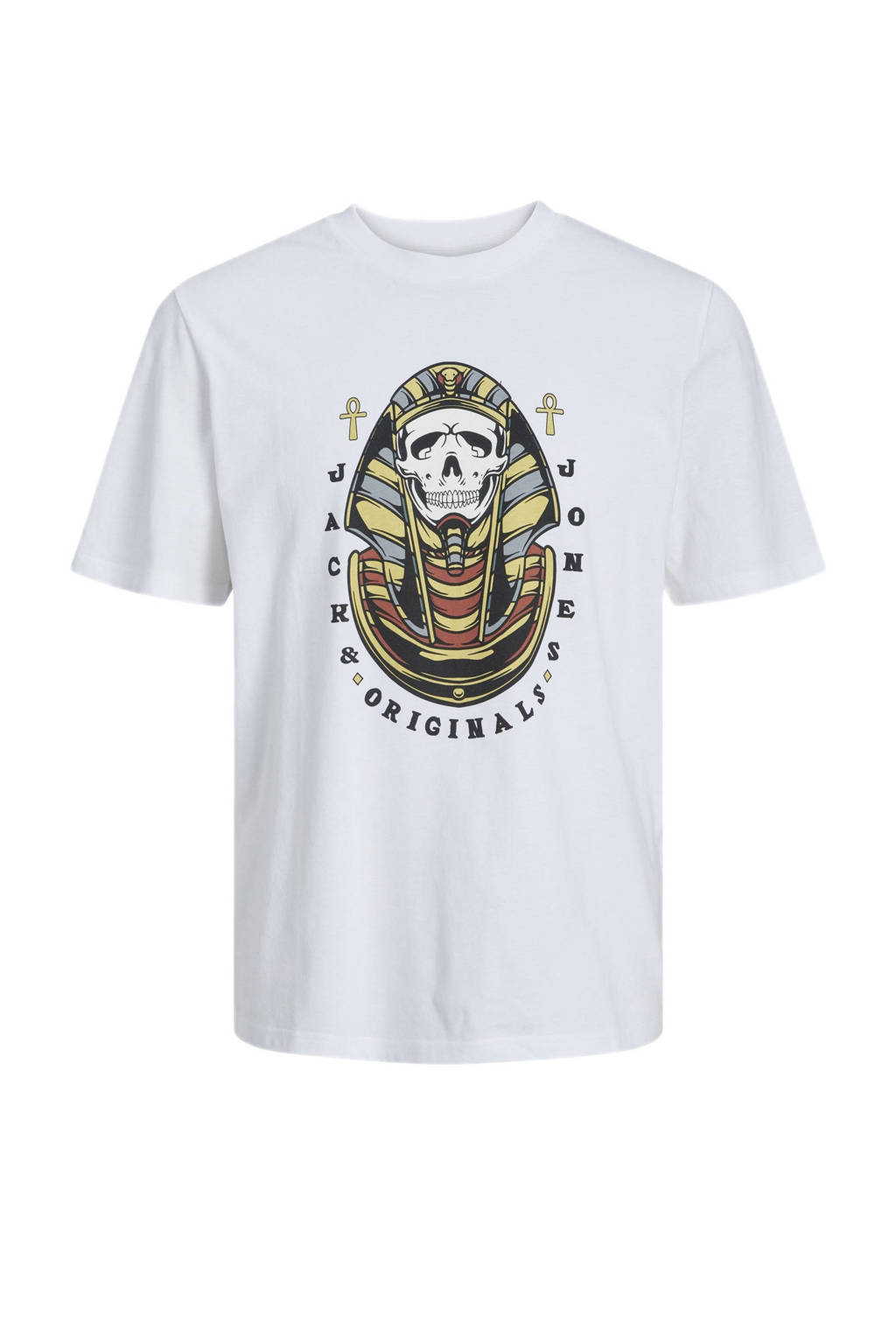 JACK & JONES T-shirt JORHEAVENS met printopdruk wit