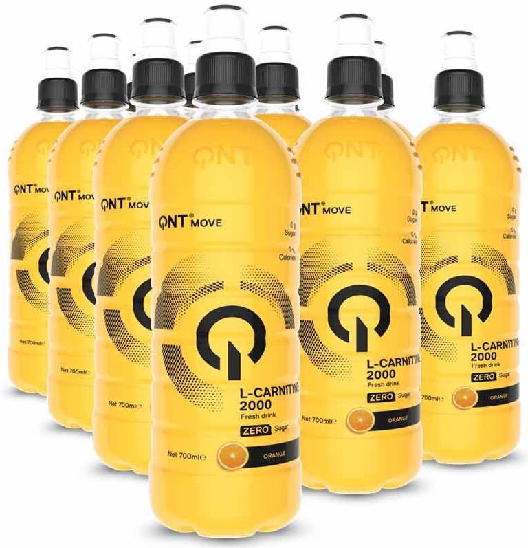 QNT L-Carnitine Drink 2000mg 12x700ml Orange