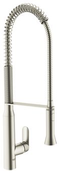 Grohe K7 1-gats keukenkraan m. professionele handdouche steel