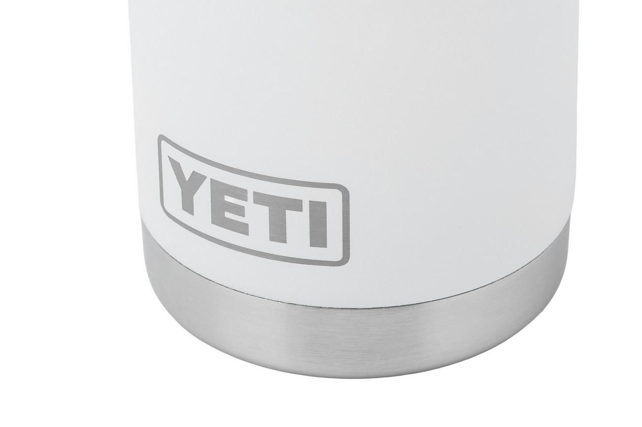 Yeti Rambler Bottle 18oz Chug Cap, White, thermosfles met drinkdop, 532 ml
