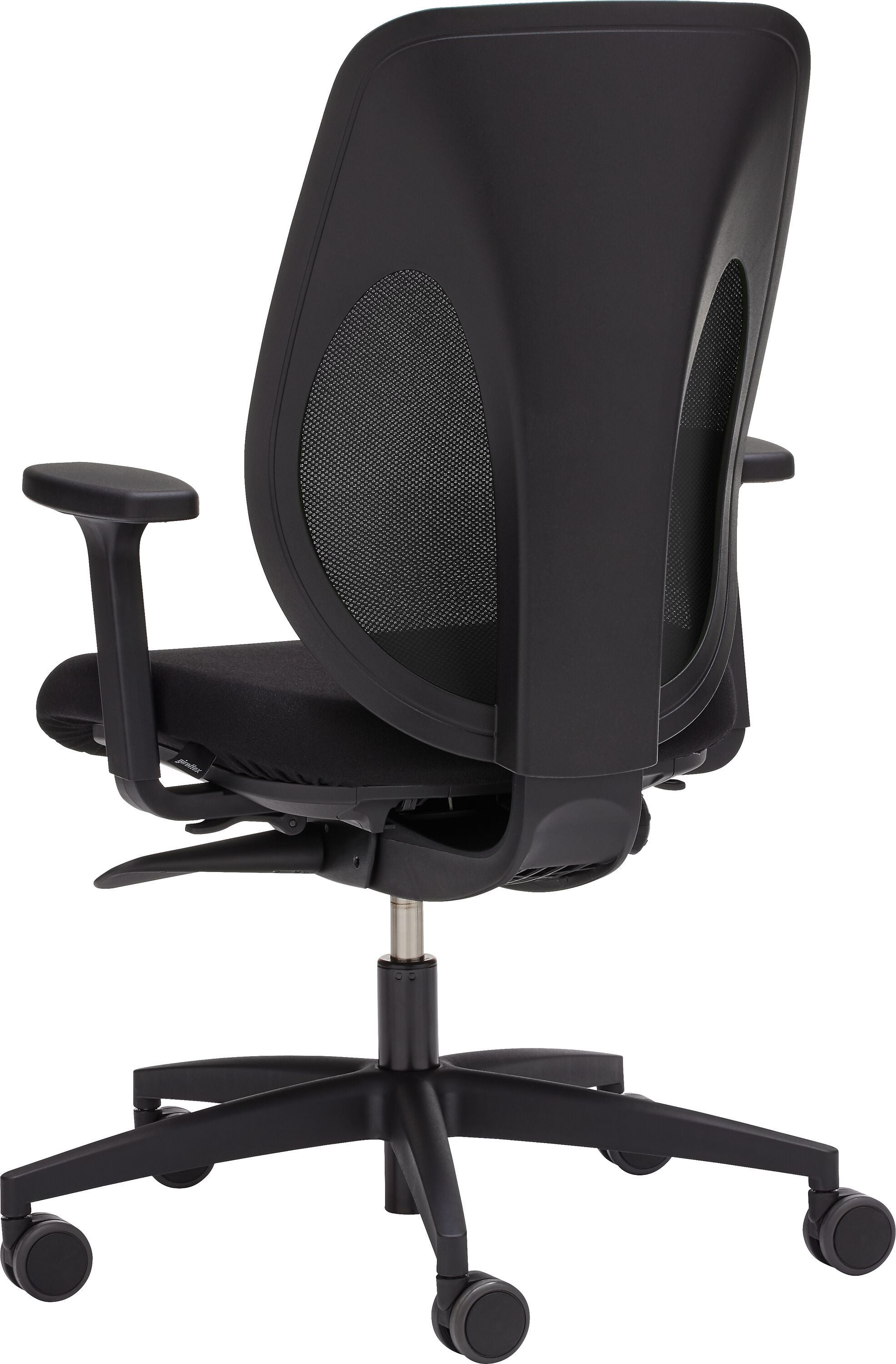 Giroflex 353 Netzrücken Bürostuhl - Schwarz / B: 69.0 cm x T: 70.0 cm x H: 114.0 cm