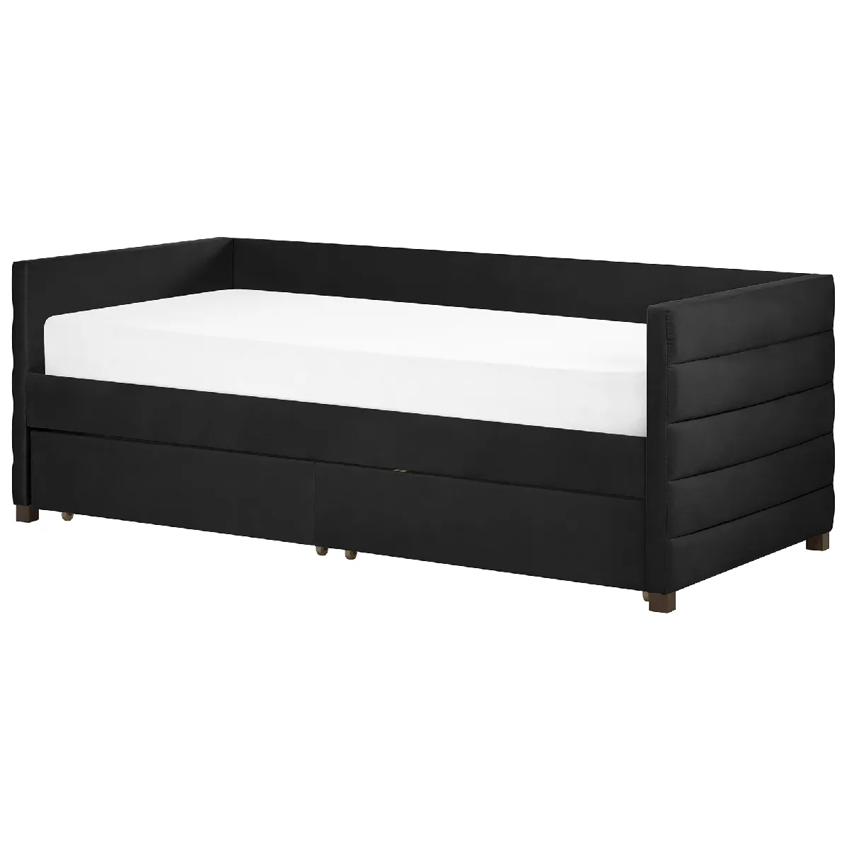 BELIANI Lit MARRAY 90 x 200 cm - Noir