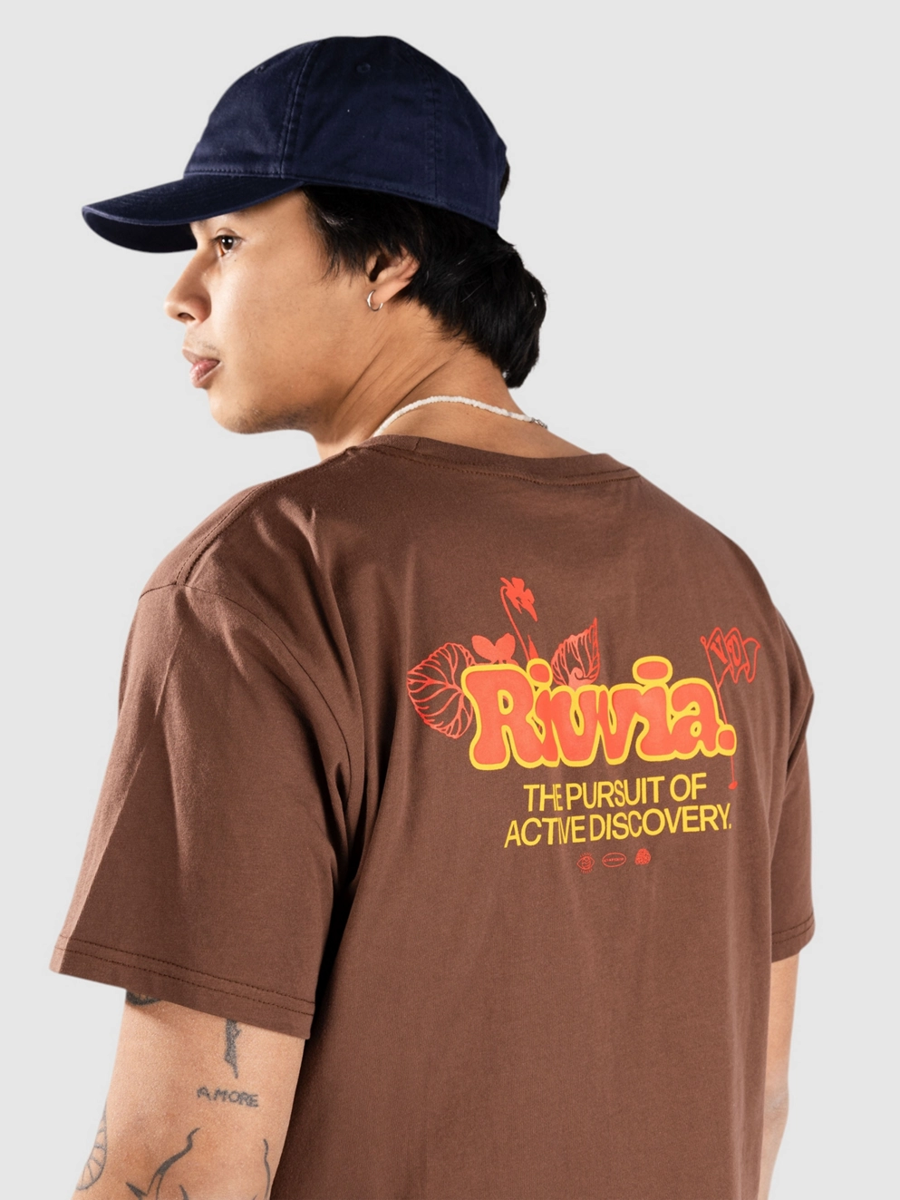 Rivvia Projects Floral Pursuit T-Shirt brown