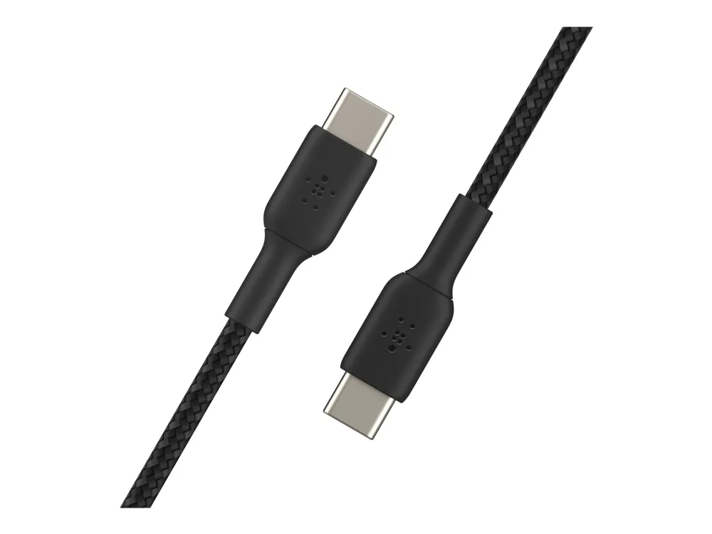 Belkin BoostCharge - USB-kabel - 24 pin USB-C (han) til 24 pin USB-C (han) - 1 m - sort