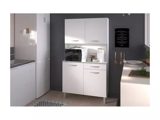 READY Buffet de cuisine L 101 cm Blanc