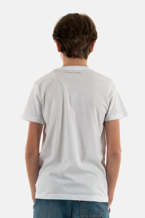 Tee shirts manches courtes teddy smith nark 202p2 blanc