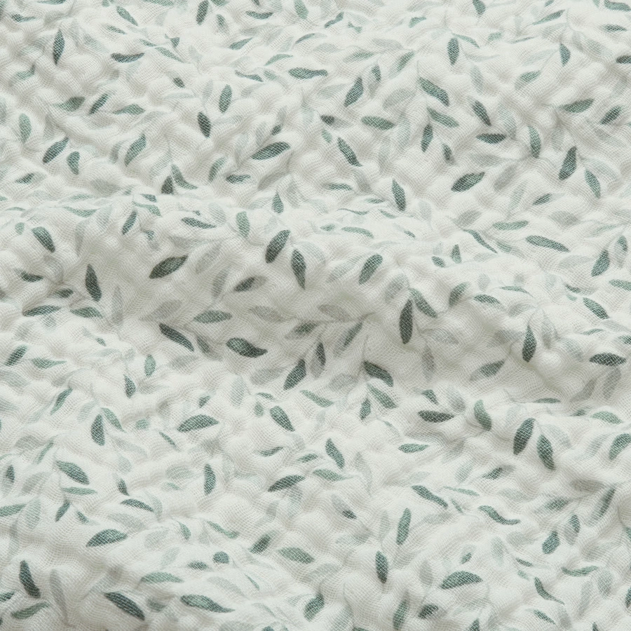 Cam Cam® COPENHAGEN Musselin Babydecke Green Leaves