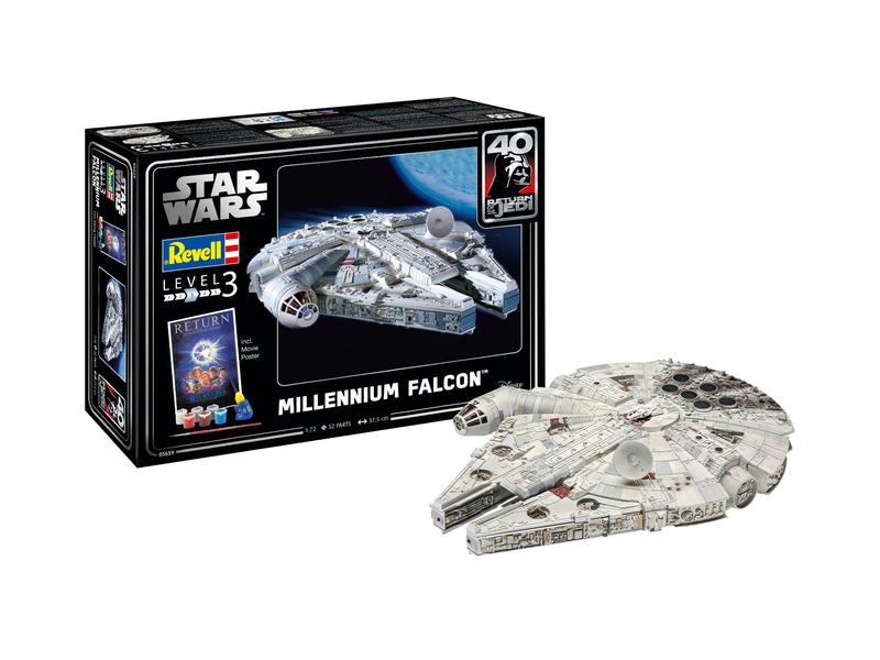 Revell Bausatz Millennium Falcon Gift Set 1:72 Star Wars Modellbausatz