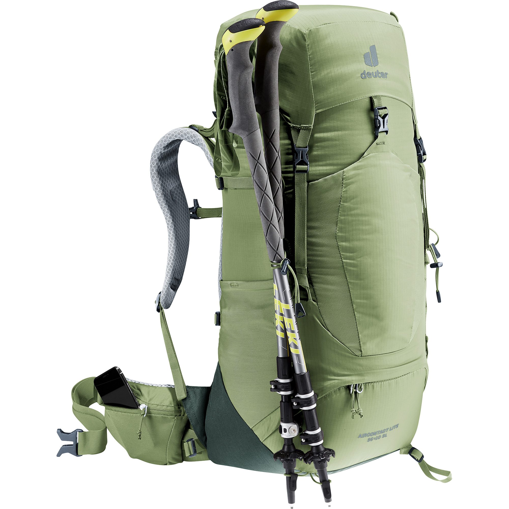 deuter Aircontact Lite 35l + 10 SL Trekkingrucksack Damen grove ivy