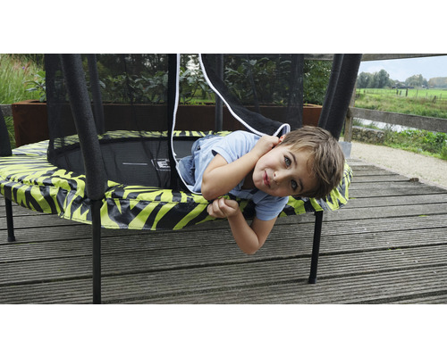 EXIT Tiggy junior trampoline met veiligheidsnet Ø 140 cm groen