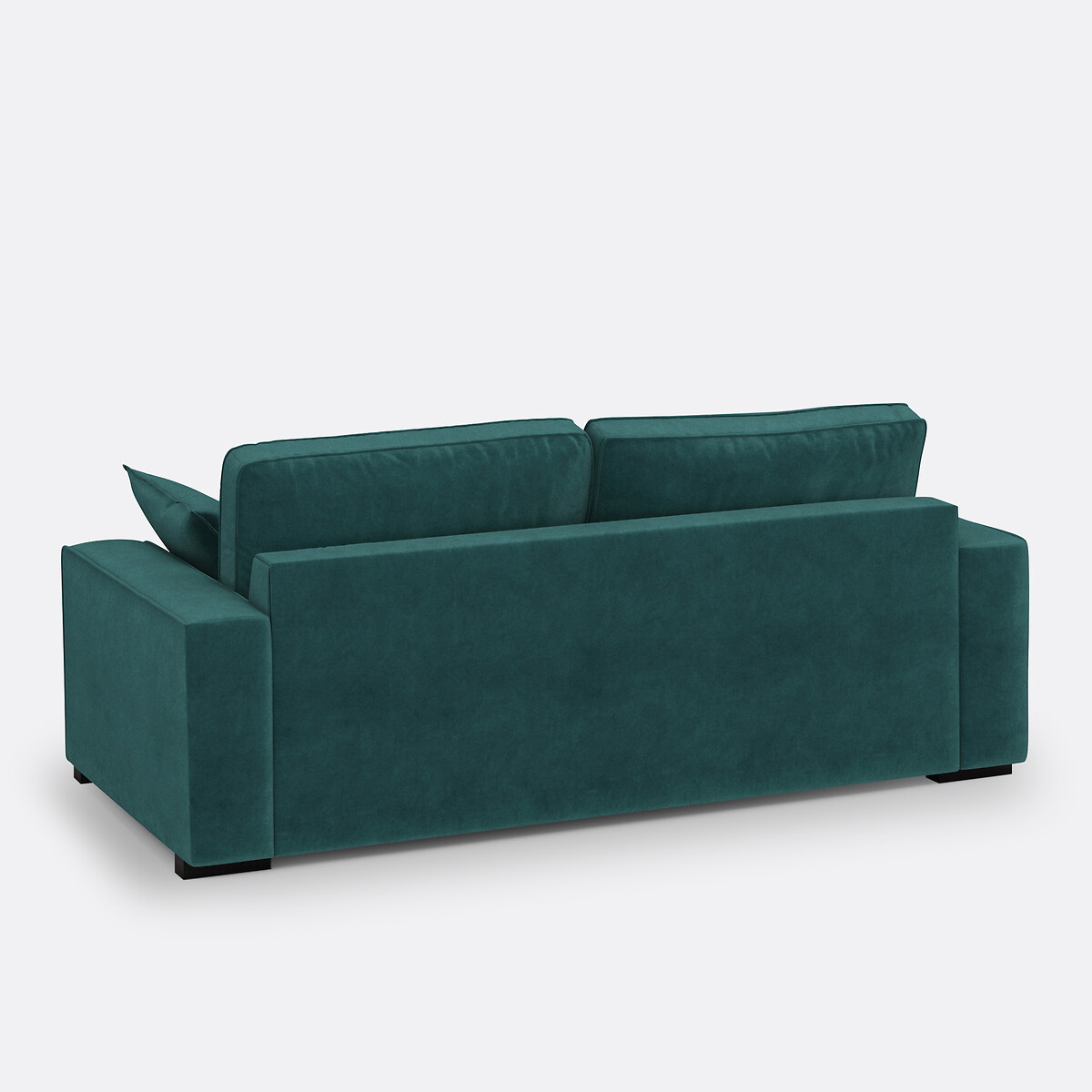 LA REDOUTE INTERIEURS<br>Sofá cama de veludo, espuma HR premium, Cecilia