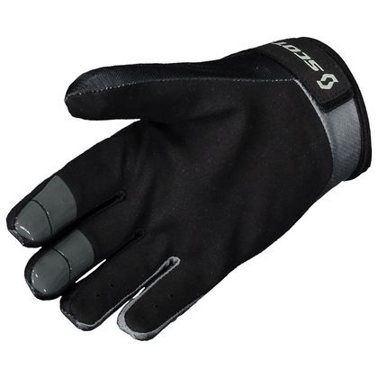 Gants cross Scott 350 RACE - NOIR/GRIS 2022 - Noir / Gris