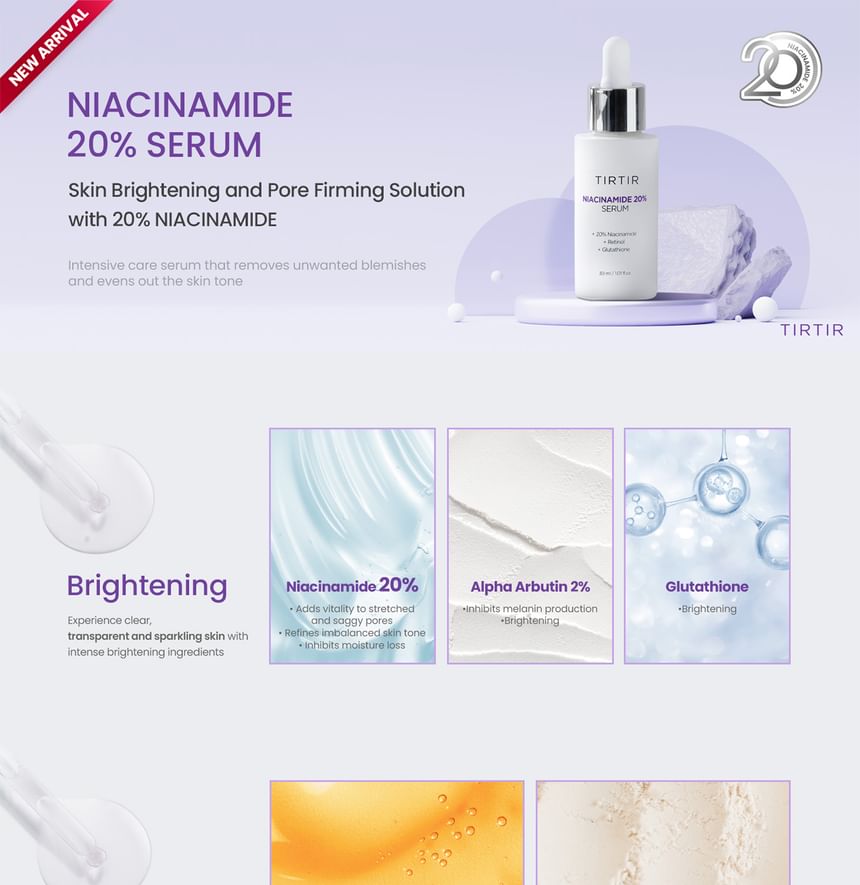 TIRTIR - Niacinamide 20% serum