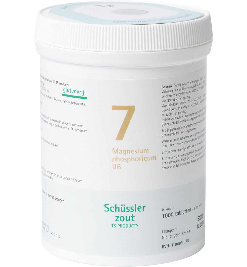 Pfluger Magnesium phosphoricum 7 D6 Schussler (1000 tabletten)