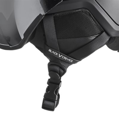Black CreviceDavos mit Visier - schwarz