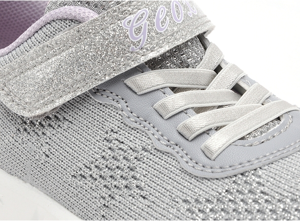 Geox basses enfant j aril gd j25dld argent