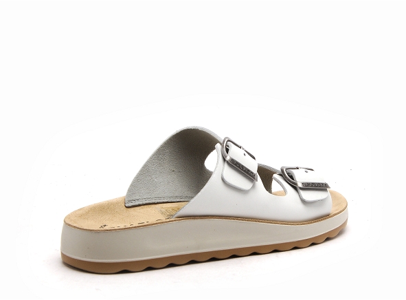 Flyflot mules et sabots plats femme frein 29698 blanc
